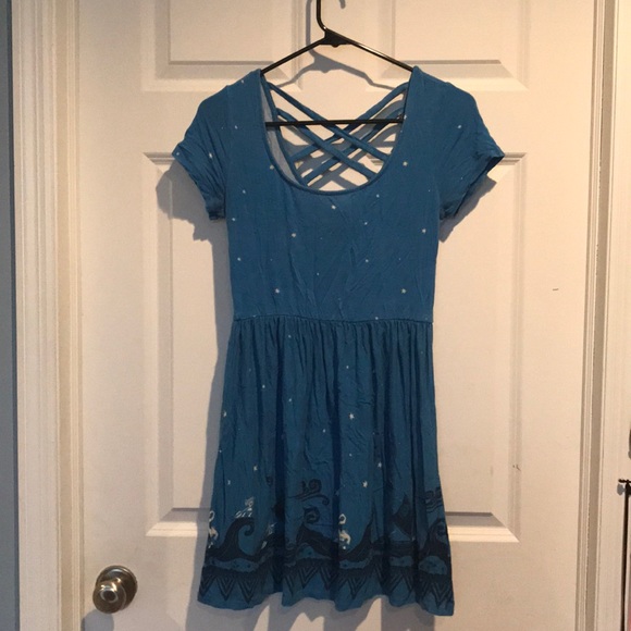 Blue Moana Dress - Picture 1 of 3